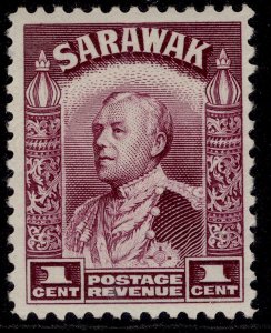 SARAWAK GV SG106, 1c purple, LH MINT.