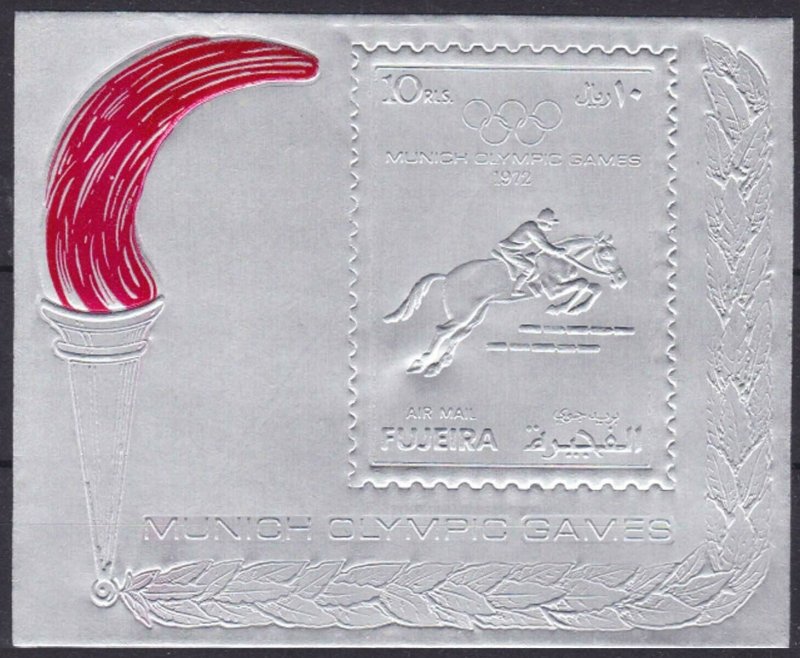 1972 Fujaira 1091/B110bsilber 1972 Olympic Games in Munich 22,00 €