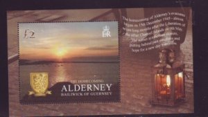 Alderney Sc 262 2005 Homecoming stamp sheet mint NH