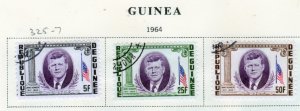 GUINEA 325-327 JFK