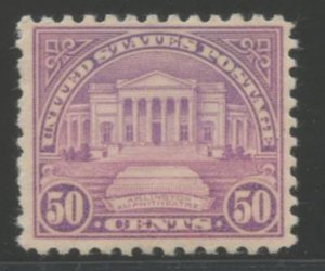 US Sc#701 1931 50c Rotary Printing Perf 10½x11 F-VF OG Mint Hinged