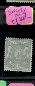 BRITISH EAST AFRICA (P1005B) QV 3A REV WMK  SG 69X   MOG  