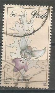 VENDA, 1981, used 5c, Orchids, Scott 48