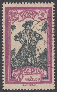 French Guiana J21 Used CV $4.50