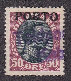 Denmark # J7, Postage Due, Used, 1/3 Cat.