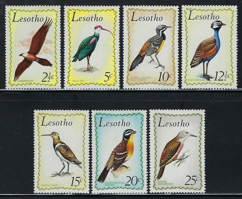 Lesotho Scott 105-111 Mint Hinged