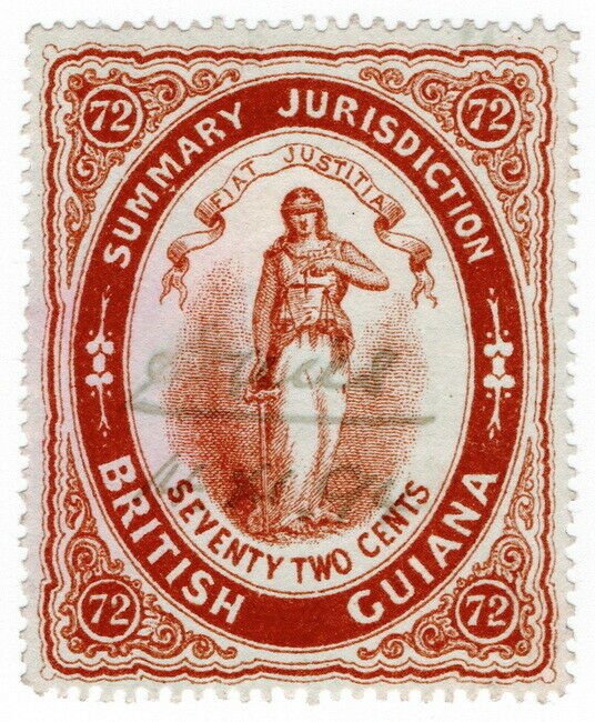 (I.B) British Guiana Revenue : Summary Jurisdiction 72c (1883)