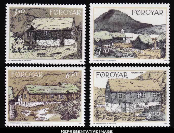 Faroe Islands Scott 243-246 Mint never hinged.