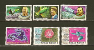 Maldives Islands Collection of 6 Different Mint Hinged Commemorative Stamps