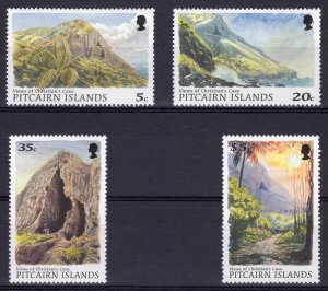 Pitcairn Islands 1998 Sc#479/482 CHRISTIAN'S CAVES Set (4) MNH