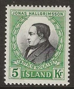 Iceland #308   MNH