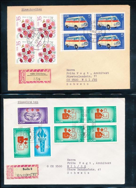 Netherlands Philippines Haiti Finland RED CROSS Covers x 18 (Au12954