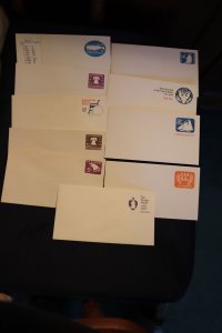 10 ea US  unused stamped envelopes (#814)