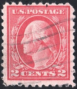 SC#463 2¢ Washington Single (1916) Used