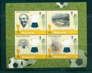 Montserrat #1160 (2006 World Cup sheet) VFMNH CV $8.25