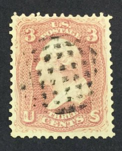 MOMEN: US STAMPS #65 USED LOT #44395