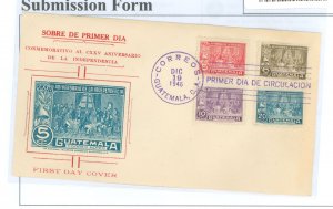 Guatemala  1946 FDC