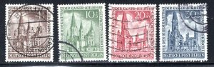 Germany Berlin #9NB8-9NB11 Used   VF  CV  $143.00   ....   0640339