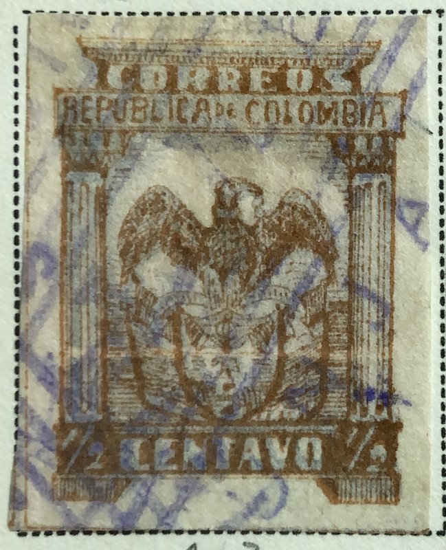 AlexStamps COLUMBIA #303 SUPERB Used 