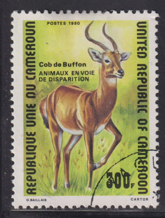 Cameroun 679 Buffon's Antelope 1980