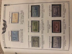 The All American Stamp Album Mint Stamps Very Nice Starts At 1933 Almost Full