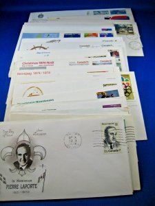 CANADA 1947-1983  -  LOT OF 53 FDCs      (GG-C36)