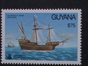 ​GUYANA-1992-SC#2520-31 COLUMBUS DISCOVERED AMERICA 500TH ANNV: MNH SET VF,