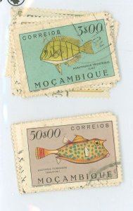 Mozambique #332-355 Used Single (Complete Set)