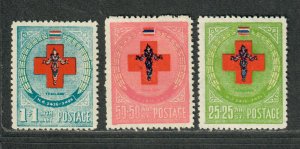 Thailand Sc#B35-B37 M/H/VF, Cv. $40