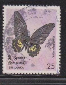 SRI LANKA Scott # 534 Used - Butterfly