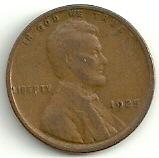 1925 P Lincoln Wheat Cent #P26