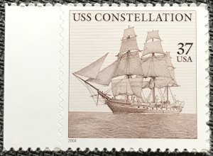 US #3869 MNH Single w/Selvage USS Constellation SCV $.75 L42