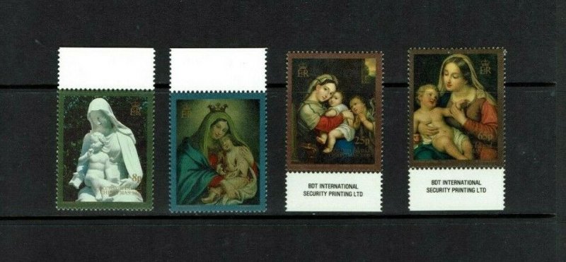 Ascension Island: 1990, Christmas, Works of Art,  MNH set 