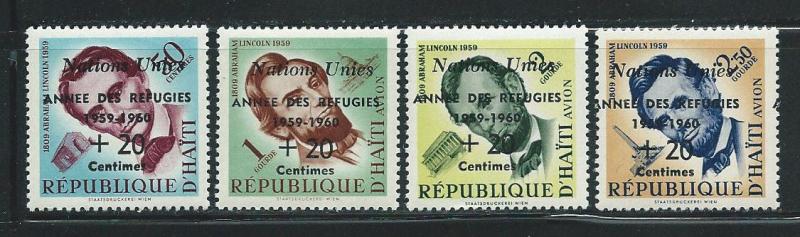 Haiti B9 CB16-8 1959 WRY set MNH