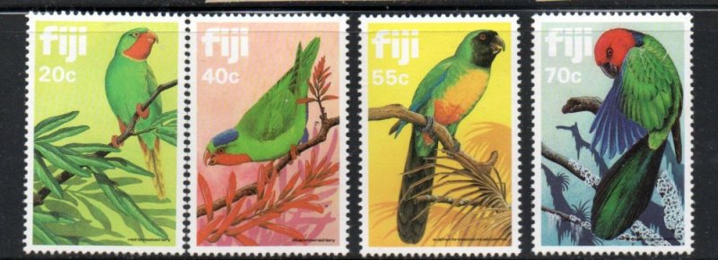 Fiji Sc 481-84 1983 Parrots stamp set mint NH