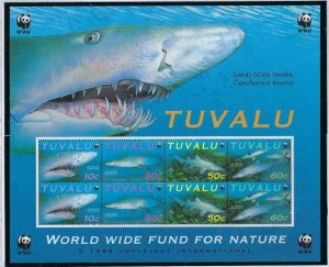 Tuvalu 816a MNH 2000 Sharks; USA SHIPMENT ONLY (ak2146)