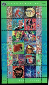 Australia 1998 Rock and Roll The Earth Years MNH M/s