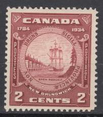 Canada - 1934 2c Seal of New Bruiswick Sc# 210 - MLH   (8760)