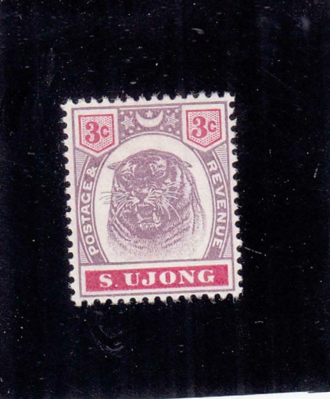 Malaya Federated States: Sungei Ujong: Sc #36, MH, No Gum (35500)