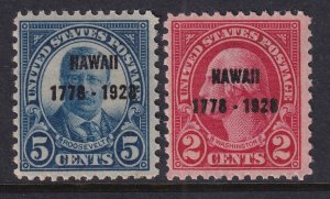 US 647-648 MNH VF