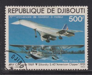 Djibouti C126 Concorde & Sikorsky S-40 1979