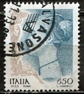 Italy; 1998: Sc. # 2225 O/Used Single Stamp​