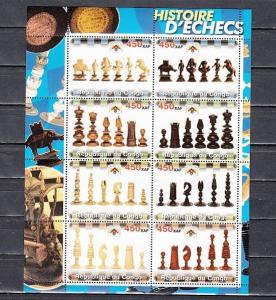 Congo Rep., 2003 issue. #2 History of Chess sheet of 8.