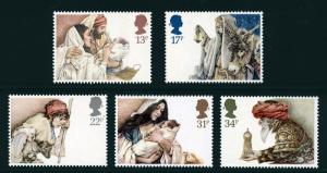 Great Britain SC#1088-1092 1984 Christmas Issue MNH