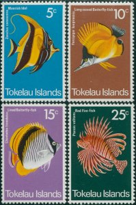 Tokelau 1975 SG45-48 Fish set MNH