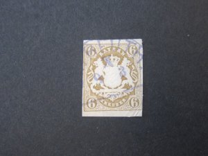 Germany Bavaria 1868 Sc 18 FU