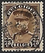 Belgium # 228 - King Albert - 75ct - used [BRN10]