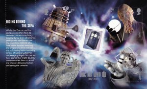GB - 2013 -  50 Years of Doctor Who - Pane from Prestige Booklet # 3153k