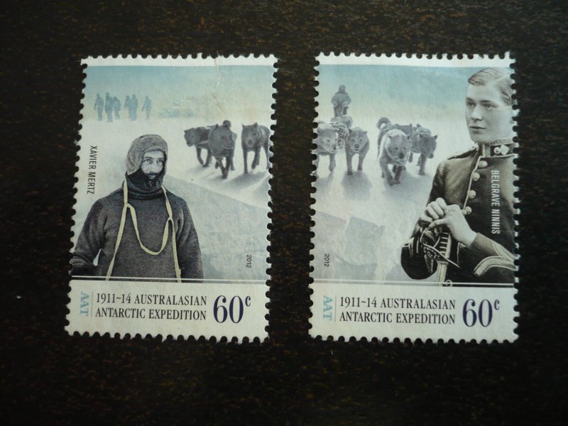 Stamps - Australia Antarctic - Scott# L164-L165-Mint Hinged Part Set of 2 Stamps
