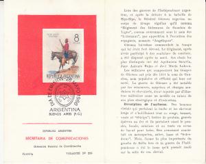 Argentina #796 FDC on Post Office Edict